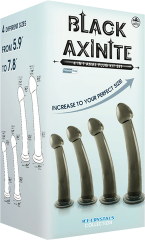 4 in 1 Anal Plug Kit – Flexible Hygienic Suction Cup Base Anal Plugs > Anal Range > Butt Plug Kits
