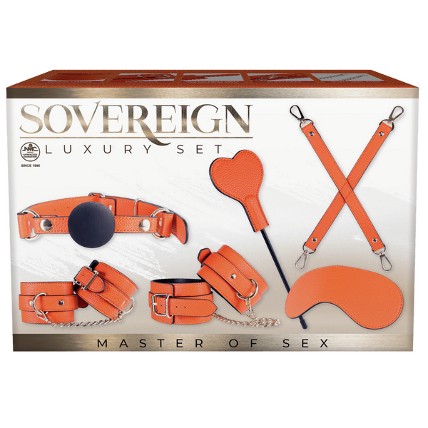 Sovereign Luxury Bondage Set – Luxury Bondage Kit Orange > Bondage Gear > Bondage Kits