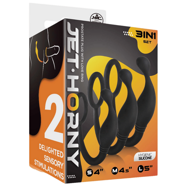 Prostate Plug Set – Hygienic Silicone 3-Piece Small, Medium, and Large Plugs > Anal Range > Prostate Plugs