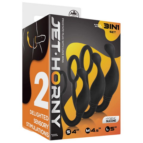 Prostate Plug Set – Hygienic Silicone 3-Piece Small, Medium, and Large Plugs > Anal Range > Prostate Plugs