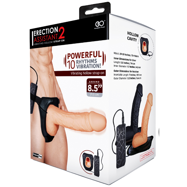 Erection Assistant 2 – Strap-On > Dildos > Hollow Strap Ons