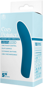 Cozy Pointer – Silicone Rechargeable 5 Inch Vibrator with One Touch Control > Vibrators > Standard Vibrators