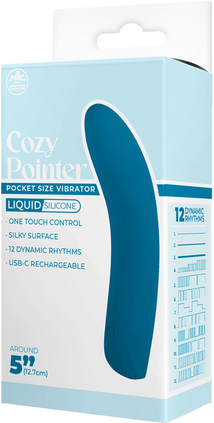 Cozy Pointer – Silicone Rechargeable 5 Inch Vibrator with One Touch Control > Vibrators > Standard Vibrators
