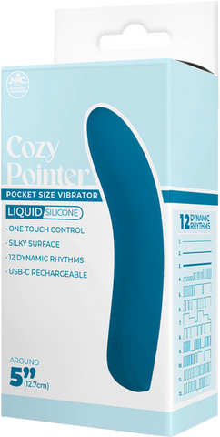 Cozy Pointer – Silicone Rechargeable 5 Inch Vibrator with One Touch Control > Vibrators > Standard Vibrators