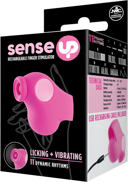 Rechargeable Finger Stimulator (Pink) – USB Rechargeable with 11 Dynamic Rhythms > Vibrators > Finger Vibrators