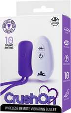 Crush On - Wireless Remote Vibrating Bullet – USB Rechargeable Silicone Bullet Vibrator > Vibrators > Mini Vibrators