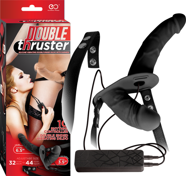 Double Thruster Strap-On – Strap-On > Dildos > Strapless Strap Ons