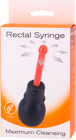 Uni-Sex Rectal Syringe Compact Design Hygiene Syringe for Anal Cleaning and Preparation Red > Essentials > Douches