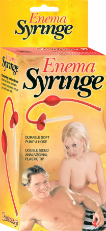 Enema Syringe Durable Soft Pump with Hose and Double-Sided Plastic Tip Hygiene Device Default Title > Essentials > Feminine Care