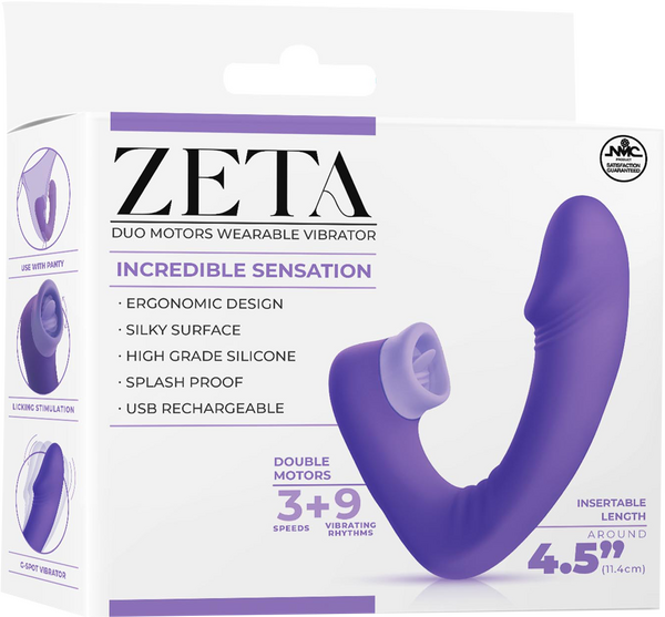 Dual Motor Wearable Vibrator – Splashproof 4.5 Inch USB Rechargeable Vibrator > Sex Toys For Ladies > Panty Vibes