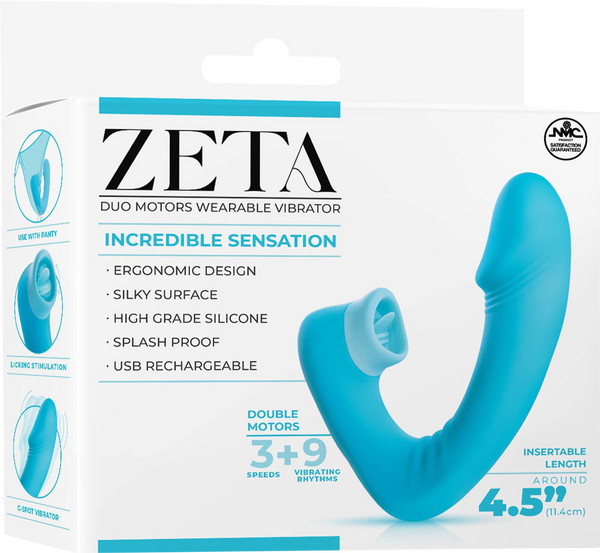 Dual Motor Wearable Vibrator – Splashproof 4.5 Inch USB Rechargeable Vibrator > Sex Toys For Ladies > Panty Vibes