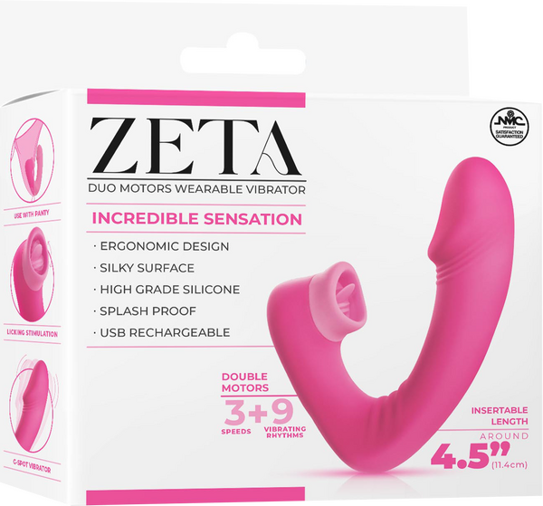 Dual Motor Wearable Vibrator – Splashproof 4.5 Inch USB Rechargeable Vibrator > Sex Toys For Ladies > Panty Vibes