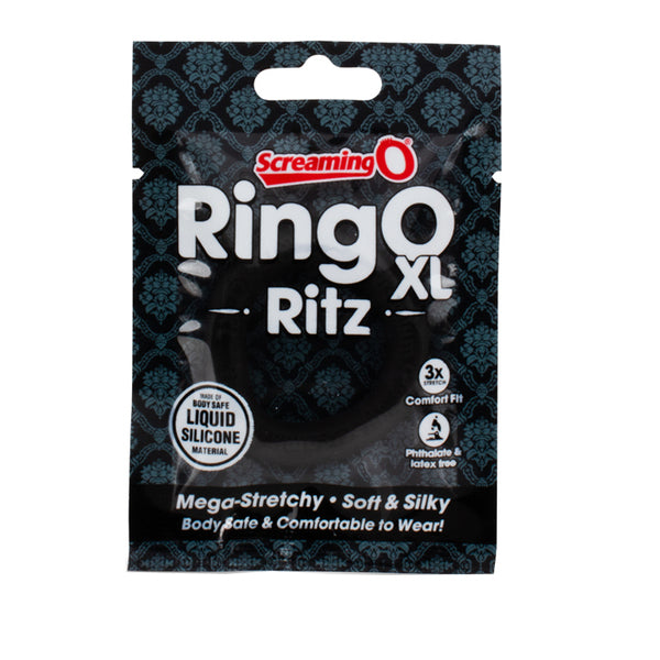 RingO Ritz XL (Black) Cockring > Cock Ring > Single
