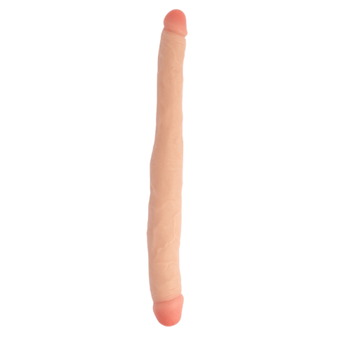 Double Trouble – Realistic Feel Dual Dildo for Anal and Vaginal Use > Dildos > Double Dildos