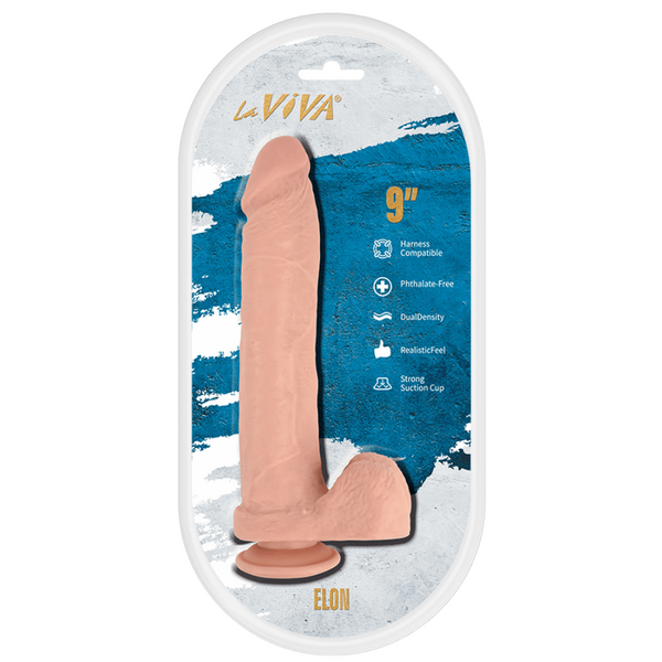 Elon 9 Inch Dildo – Realistic Pleasure Toy > Dildos > Realistic Dildos