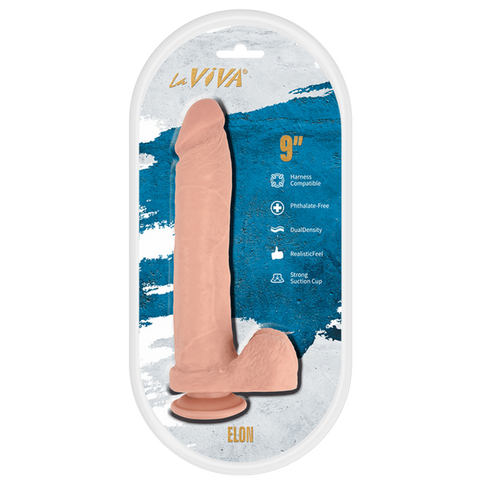 Elon 9 Inch Dildo – Realistic Pleasure Toy > Dildos > Realistic Dildos