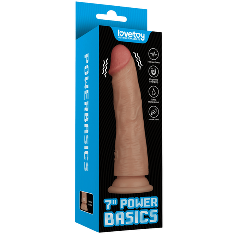 7in Vibrating Power Basics Cock > Vibrators > Realistic Vibrators