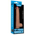 Power Basics 11 Inch Vibrating USB Dildo – Realistic Shaft Vibrator with 10 Modes > Dildos > Large Dildos