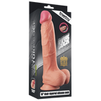 Love Toy King 10 Inch Dual Layer Platinum Silicone Coc > Dildos > Large Dildos
