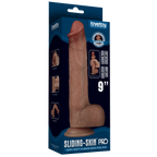 Sliding Skin Pro Series – 9 Inch Dual Layer Silicone Dildo > Dildos > Realistic Dildos