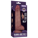 Sliding Skin Pro II Dual Layer Silicone Dong 8.5 Inch – Medical-Grade Silicone Dong > Dildos > Realistic Dildos