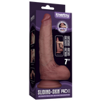 Sliding Skin Pro Ii Series - Dual Layer 7 Inch Silicone Dong > Dildos > Realistic Dildos