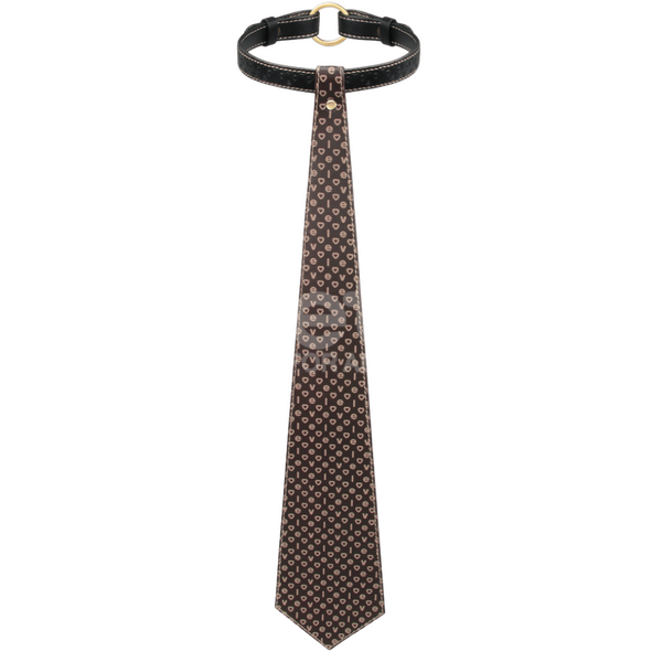 Rebellion Reign Tie Collar – Durable PU Material Accessory > Bondage Gear > Collars & Leashes