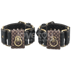 Deluxe Ankle Cuffs – Luxury PU Ankle Cuffs with Bronze Spikes > Bondage Gear > Restraints