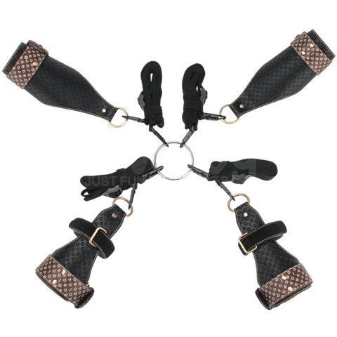 Rebellion Reign Under Mattress Restraint Set – Adjustable Nylon Straps Bondage Restraint > Bondage Gear > Bed Restraints