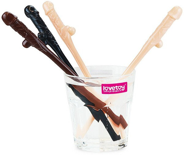 Lovetoy Pack of 9 Willy Straws – Drinking Straws Set > Novelties > Party Supplies
