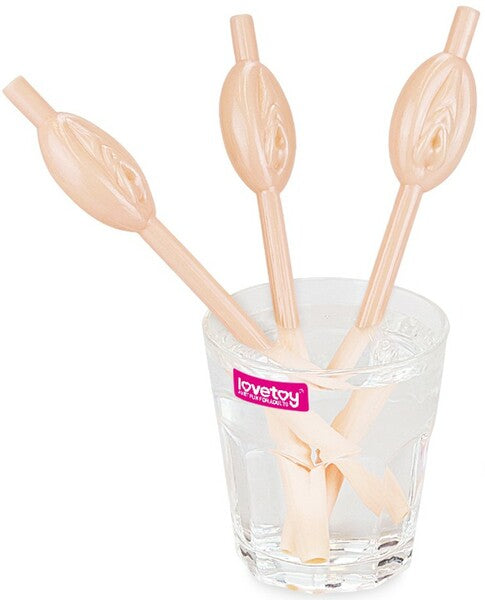 Pussy Straws 9 Pack – Flexible Straw Set > Novelties > Party Supplies