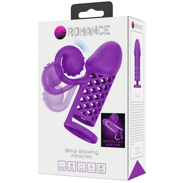 Harden Mind Blowing Miracles – Silicone Penis Sleeve with Vibrations and Ball Strap > Sex Toys For Men > Penis Sleeves