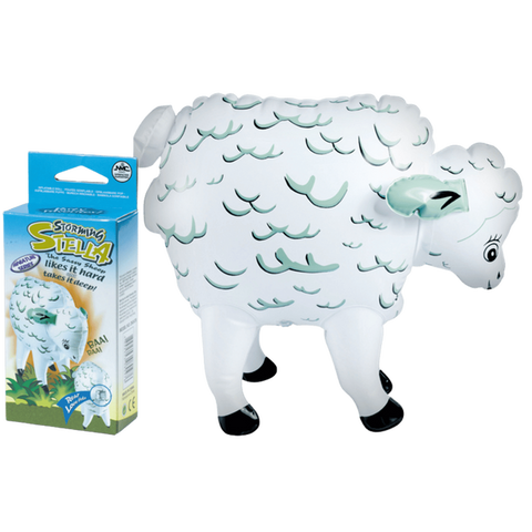 Storming Stella Mini Blow-Up Sheep – 12 Inch Inflatable Toy One Size > Novelties > Gag Gifts