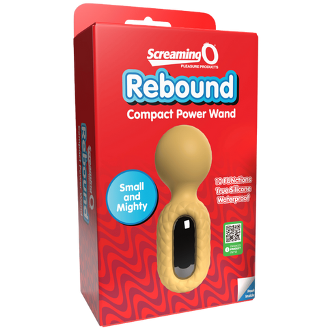 Cuties Rebound Compact Power Wand – Waterproof Rechargeable Wand Vibrator > Sex Toys > Mini Massagers