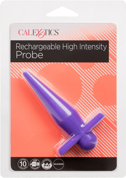 High Intensity Probe – Rechargeable Silicone Vibrator with 10 Vibration and Pulsation Functions > Anal Range > Vibrating Butt Plugs