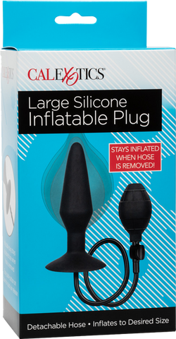 CalExotics Medium Silicone Inflatable Plug – Inflatable Anal Plug with Detachable Hose > Anal Range > Tunnel and Stretchers