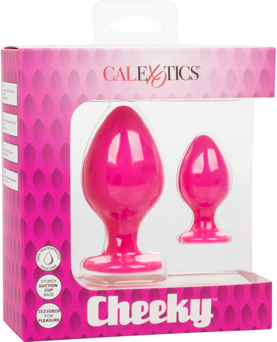 Cheeky Butt Plug Duo (Pink) – Playful Butt Plug Set > Anal Range > Butt Plug Kits