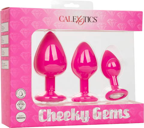 Cheeky Gems – Anal Training Kit with Three Graduated Anal Plugs > Anal Range > Butt Plug Kits