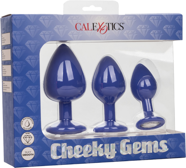 Cheeky Gems – Anal Training Kit with Three Graduated Anal Plugs > Anal Range > Butt Plug Kits