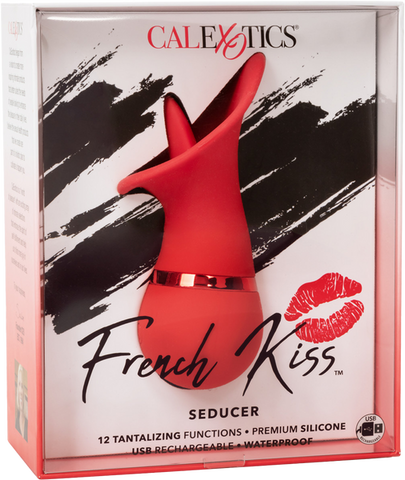 French Kiss Seducer – Compact Massager with 12 Functions Vibrator > Sex Toys For Ladies > Clitoral Vibrators and Stimulators