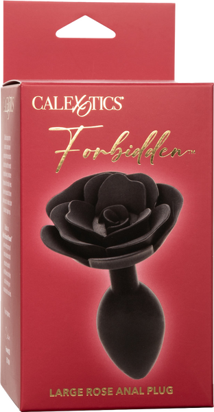 Forbidden Large Rose Anal Plug – Body-Safe Silicone Large Butt Plug > Anal Range > Butt Plugs