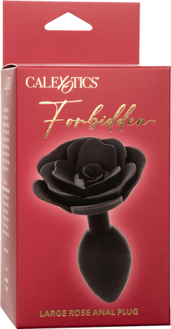 Forbidden Large Rose Anal Plug – Body-Safe Silicone Large Butt Plug > Anal Range > Butt Plugs