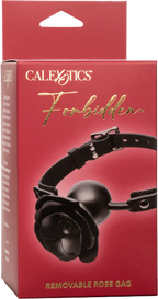 Forbidden Removable Rose Gag – Adjustable Breathable Fetish Accessory > Bondage Gear > Gags and Bits