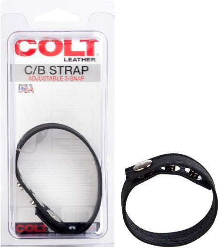 Colt Adjustable 3-Snap Leather Strap – High Quality Leather Strap > Clothes > Mens Leather