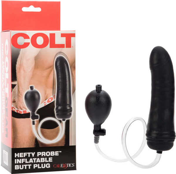 Colt Hefty Probe Inflatable Dildo Black 8 Inch – Inflatable Dildo > Anal Range > Tunnel and Stretchers