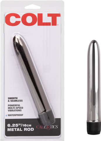 Colt Metal 6.25 Inch – Multi-Speed Silver Vibrator with Smooth Seamless Finish > Vibrators > Standard Vibrators