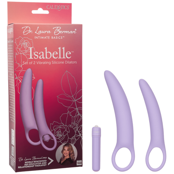 Isabelle Set of 2 Vibrating Silicone Dilators – Ergonomic Vaginal Dilators > Sex Toys > Dilators
