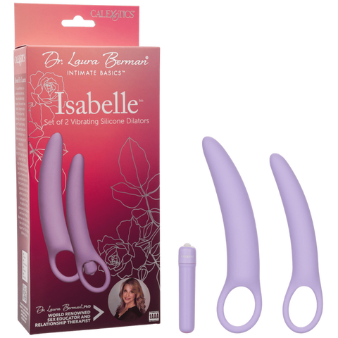 Isabelle Set of 2 Vibrating Silicone Dilators – Ergonomic Vaginal Dilators > Sex Toys > Dilators