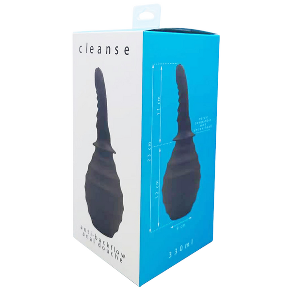 Cleanse Anti Backflow Medical Grade Silicone Anal Douche – 330ml > Essentials > Douches