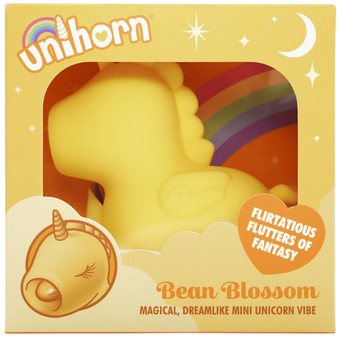 Unihorn Bean Blossom Flickering Tongue Unicorn Vibe – Playful Vibrator > Sex Toys For Ladies > Clitoral Vibrators and Stimulators